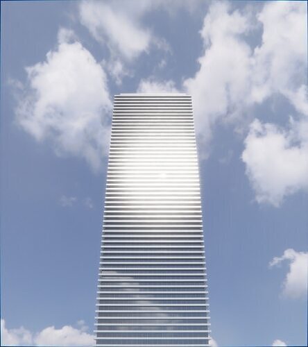 Parametric Building 1a3 3D model 5