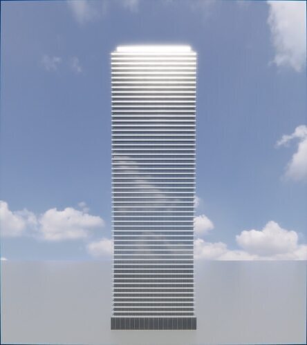 Parametric Building 1a3 3D model 2