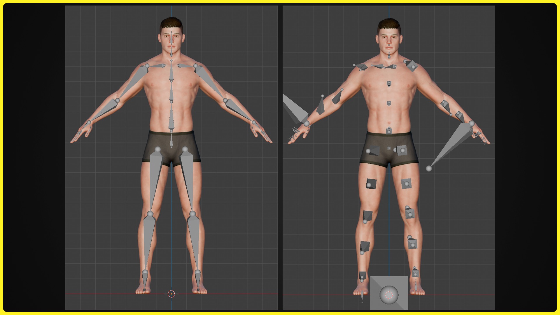 Realistic Human Base Models - Male And Female 3D Model Collection_9