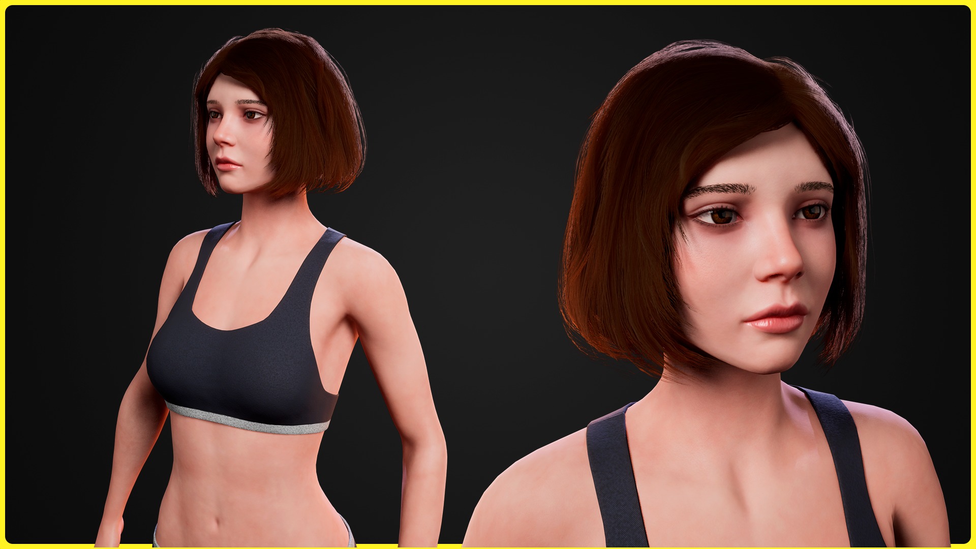 Realistic Human Base Models - Male And Female 3D Model Collection_6