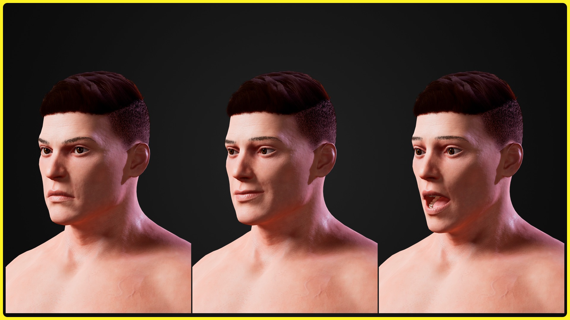 Realistic Human Base Models - Male And Female 3D Model Collection_3