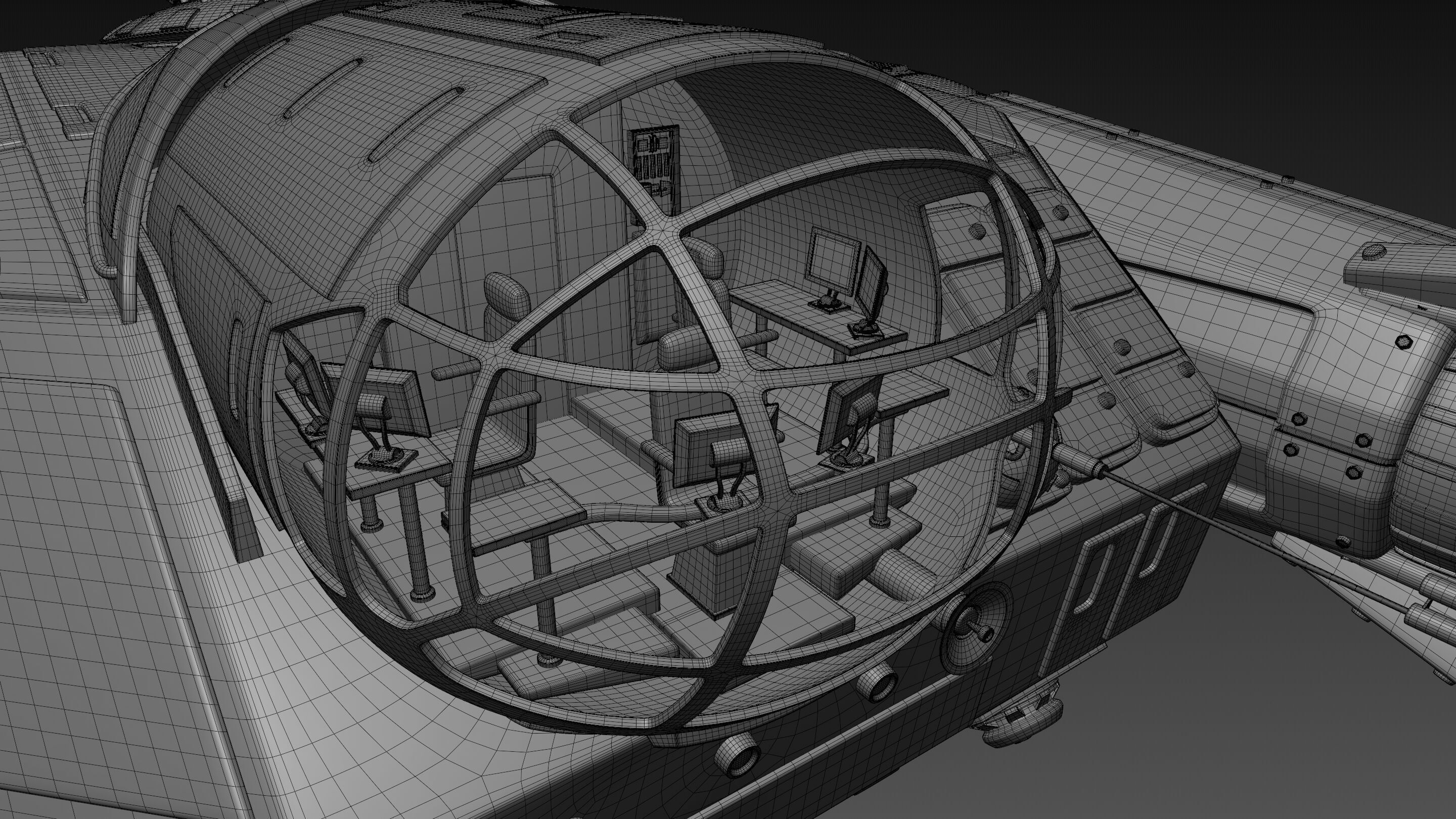 Battlestar Galactica - Main Battery KEW 3D model_15