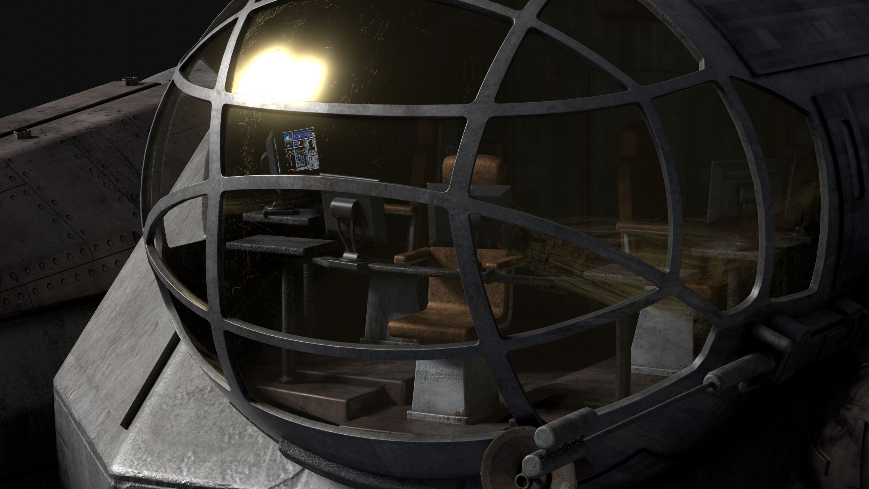 Battlestar Galactica - Main Battery KEW 3D model_8