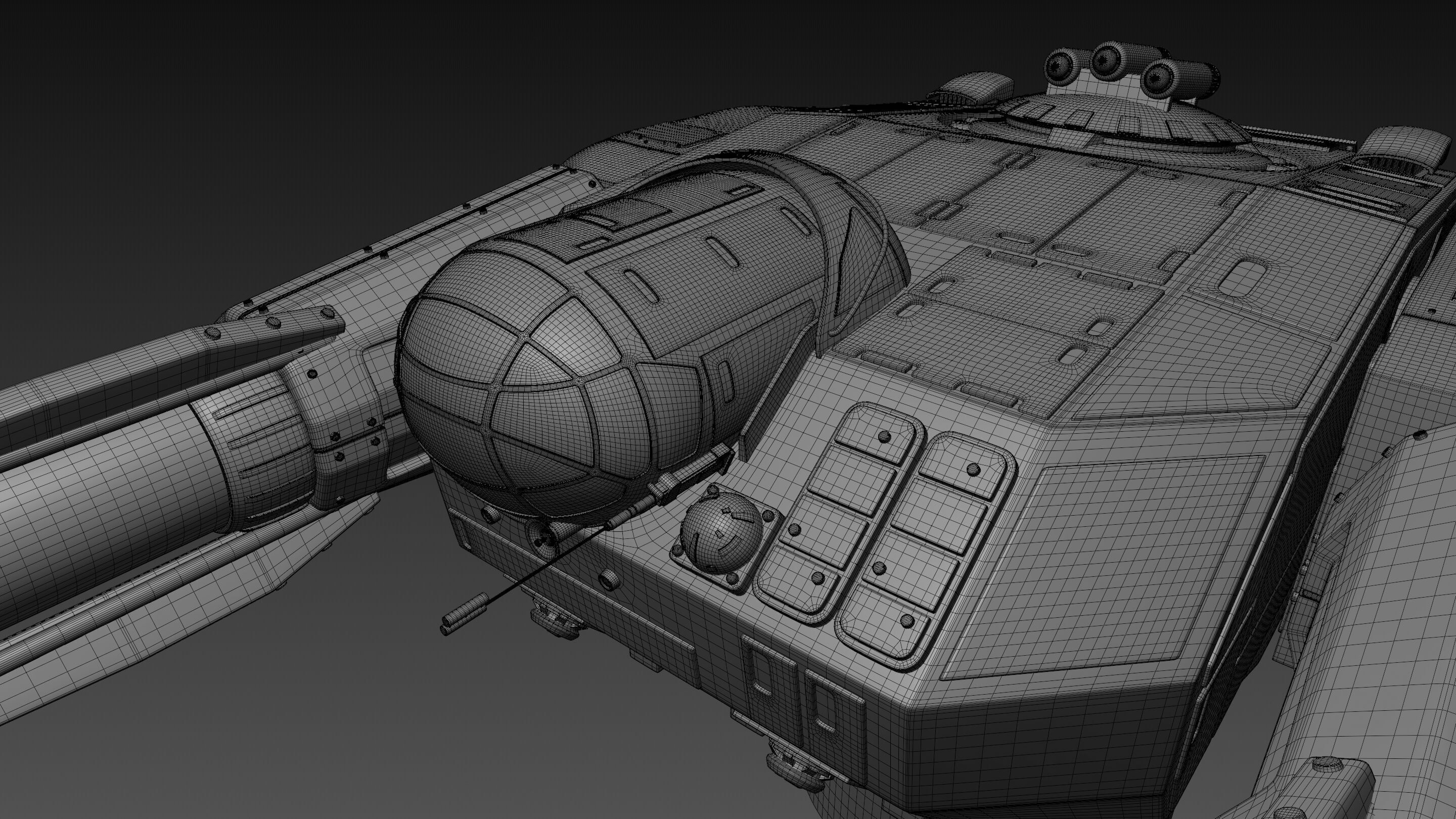 Battlestar Galactica - Main Battery KEW 3D model_18