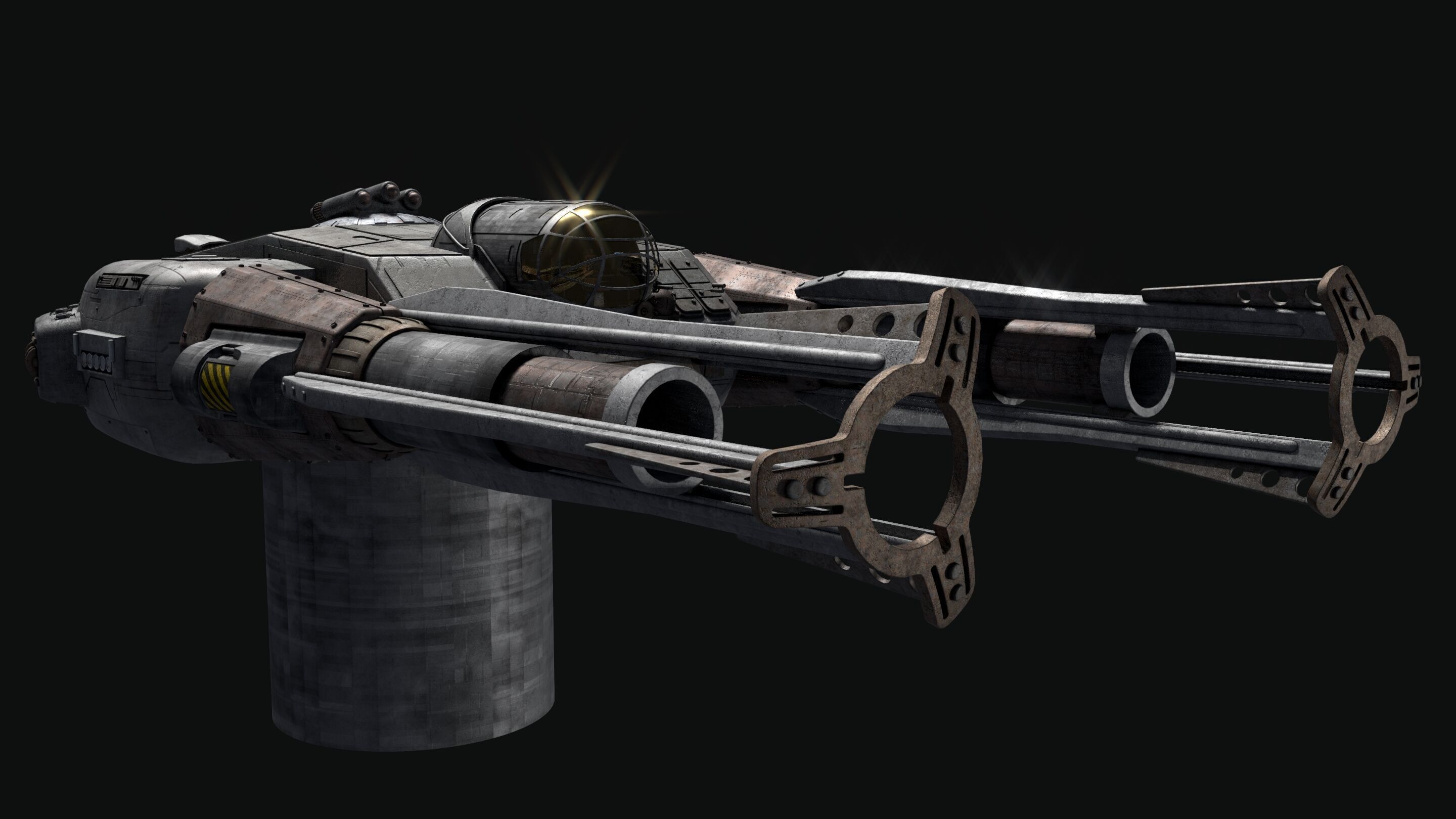 Battlestar Galactica - Main Battery KEW 3D model_3