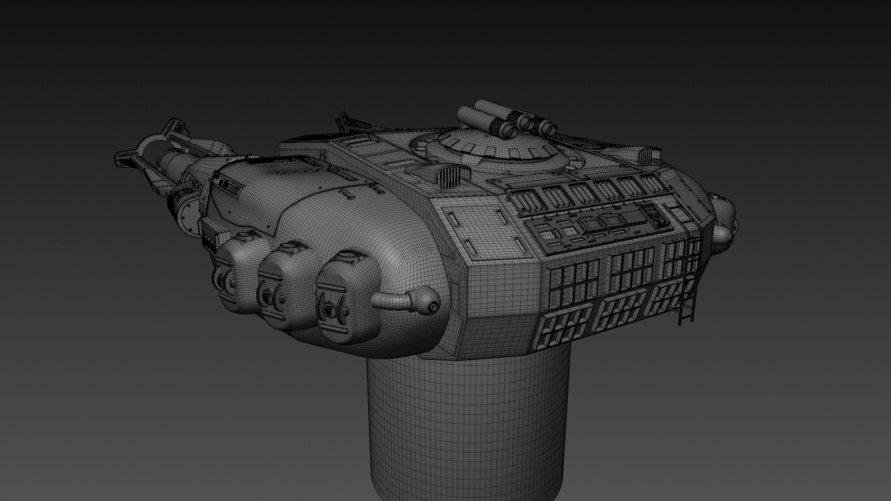 Battlestar Galactica - Main Battery KEW 3D model_17