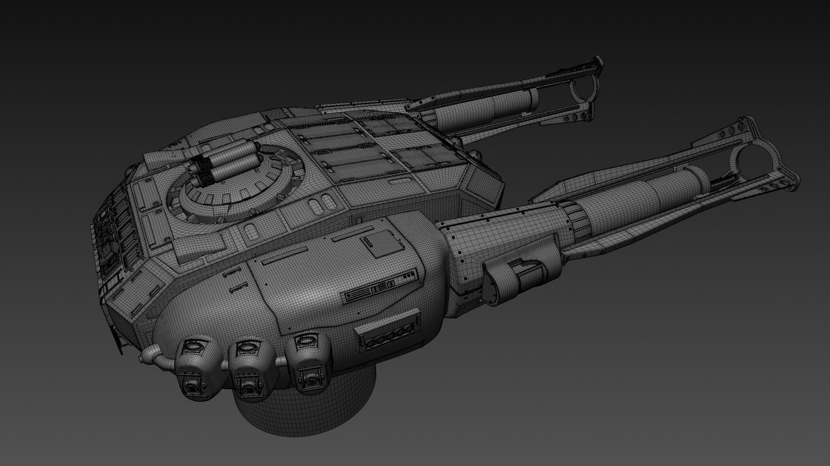 Battlestar Galactica - Main Battery KEW 3D model_13