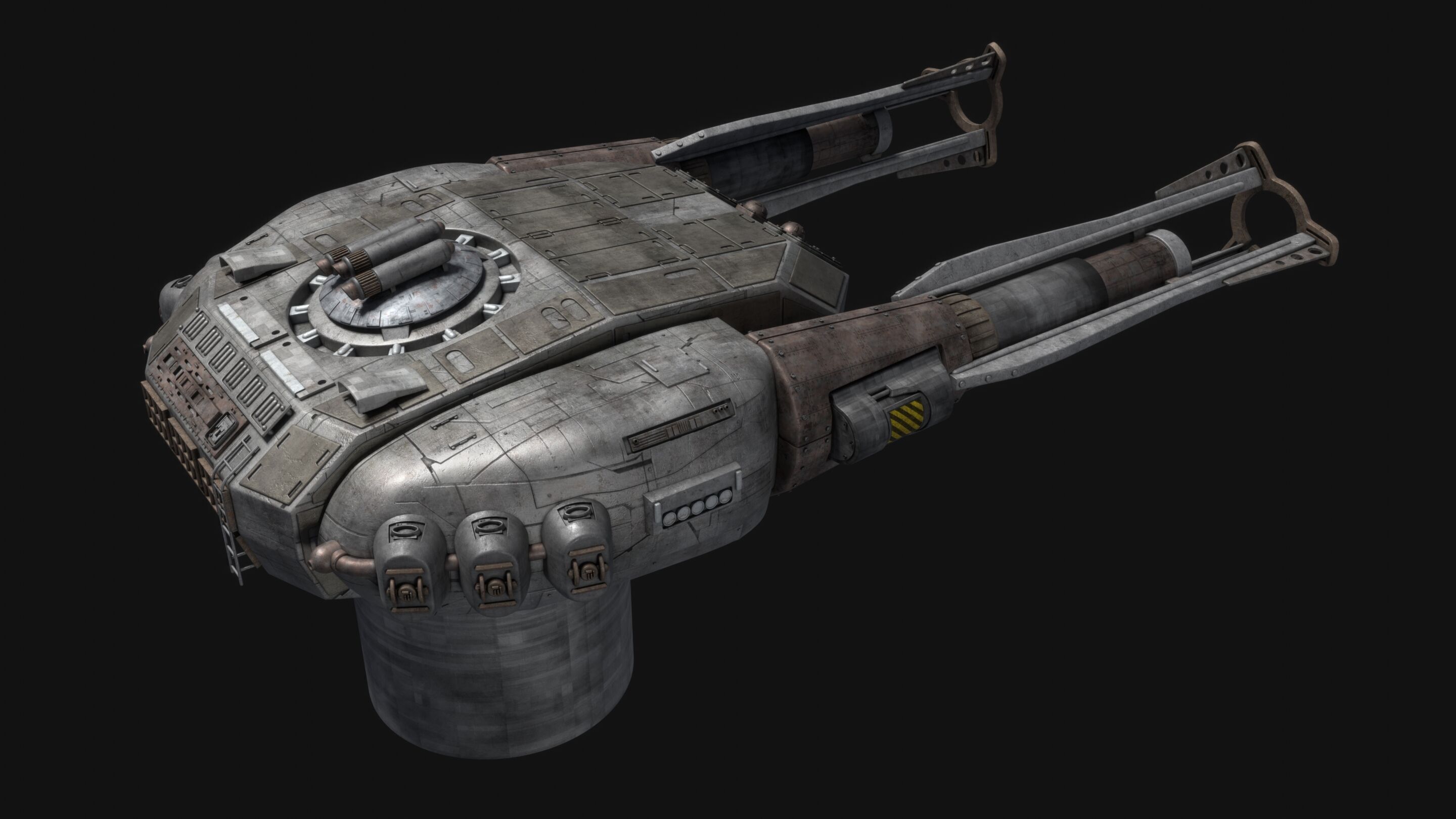 Battlestar Galactica - Main Battery KEW 3D model_10