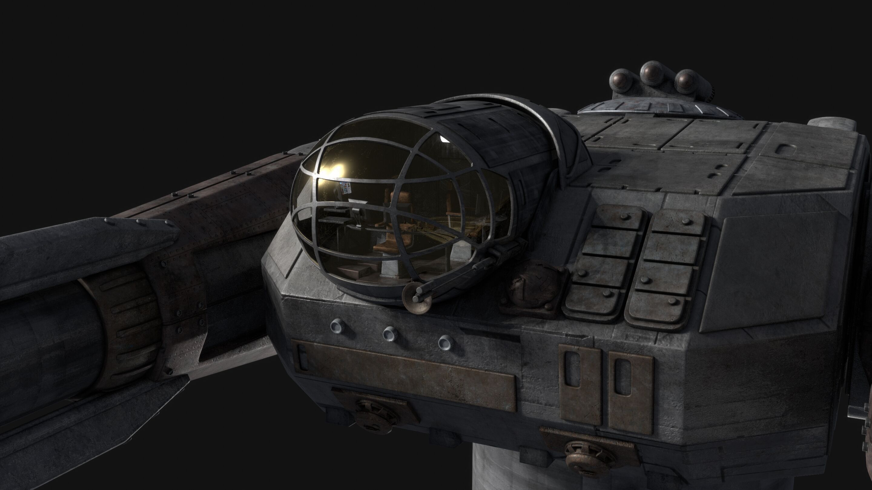 Battlestar Galactica - Main Battery KEW 3D model_2