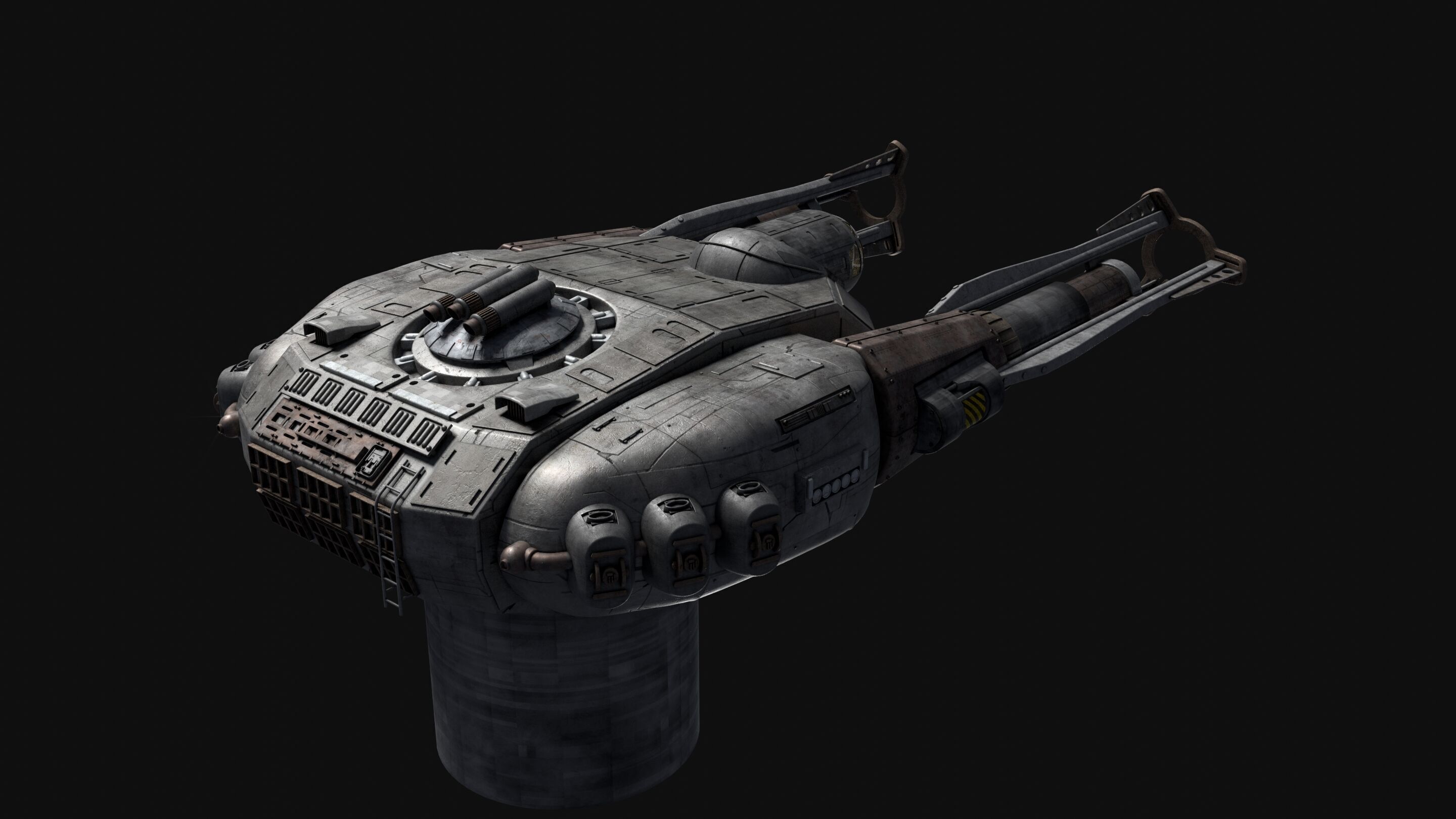 Battlestar Galactica - Main Battery KEW 3D model_4