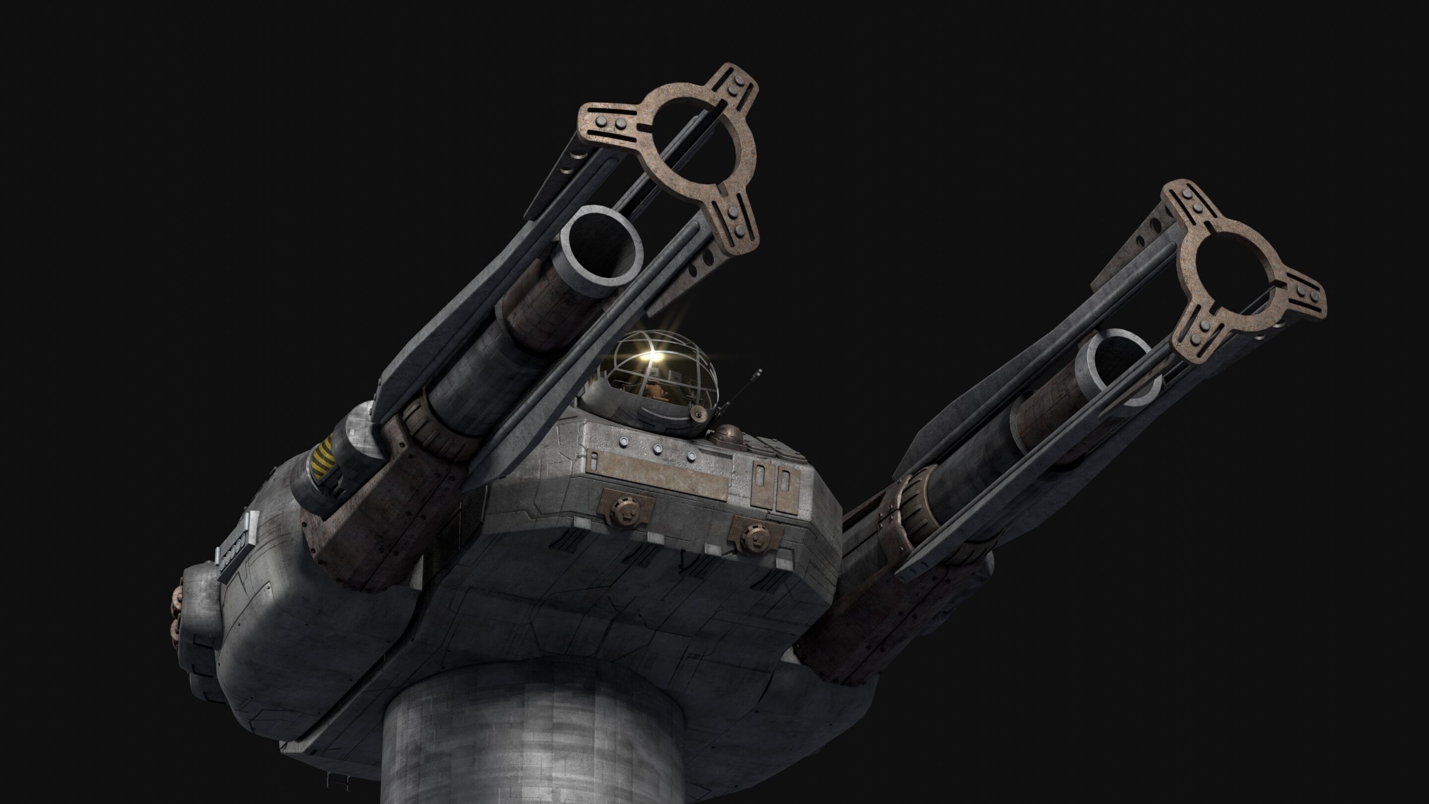 Battlestar Galactica - Main Battery KEW 3D model_6