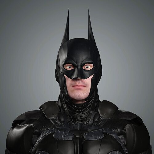 Batman Character Low-poly 3D model