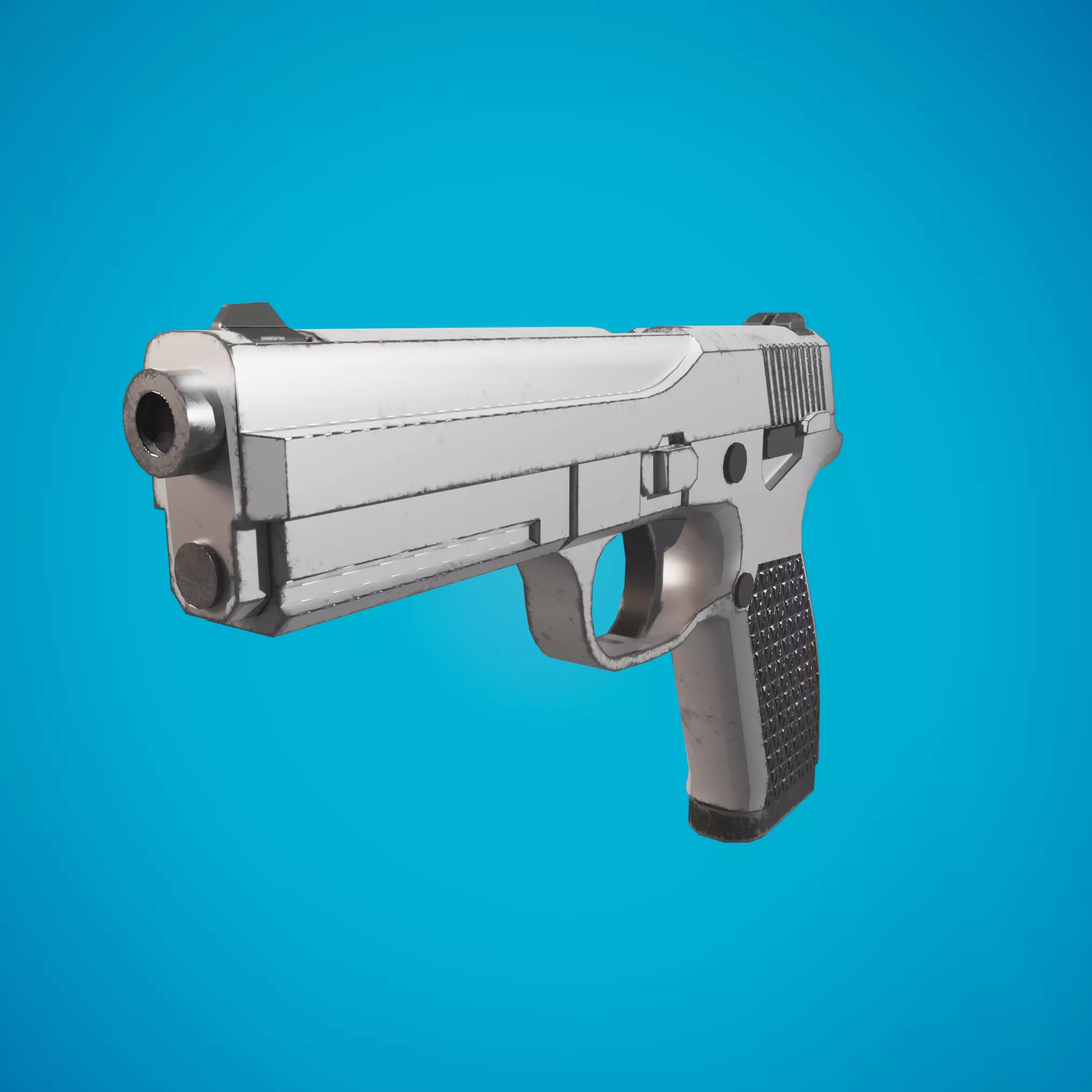 COLT PISTOL Free low-poly 3D model
