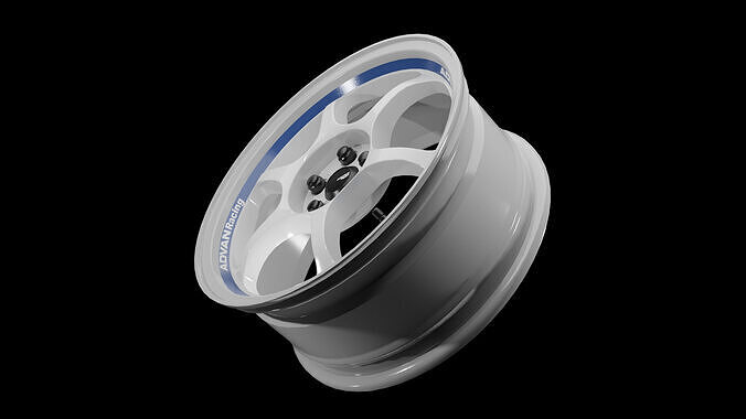 Advan Racing RG1 GTR Low-poly 3D model 3