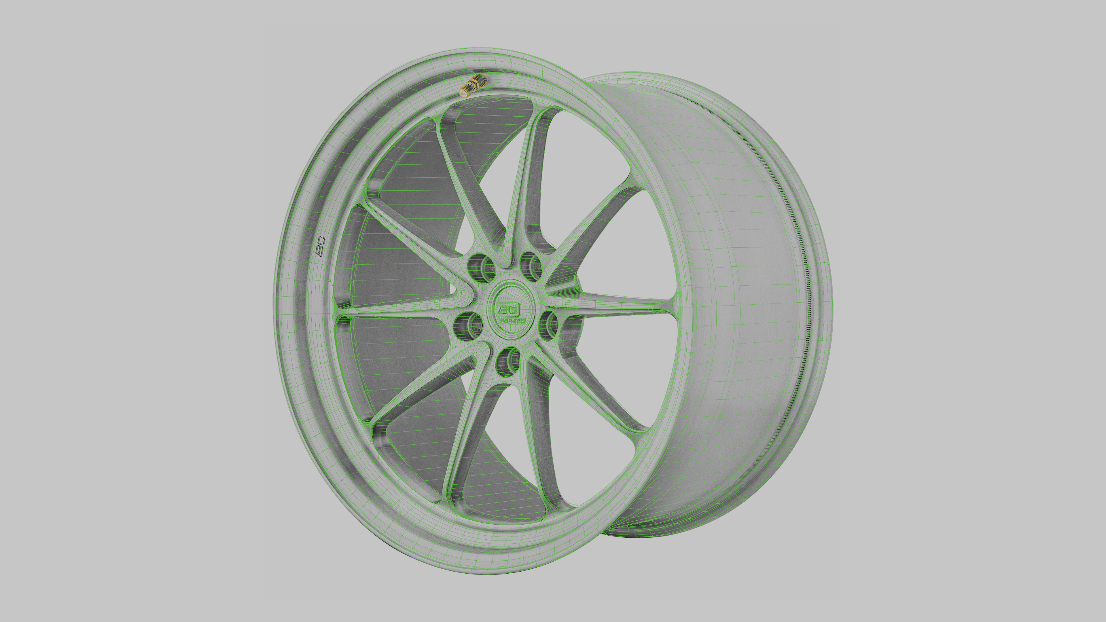 BC Forged TD09 Low-poly 3D model_2