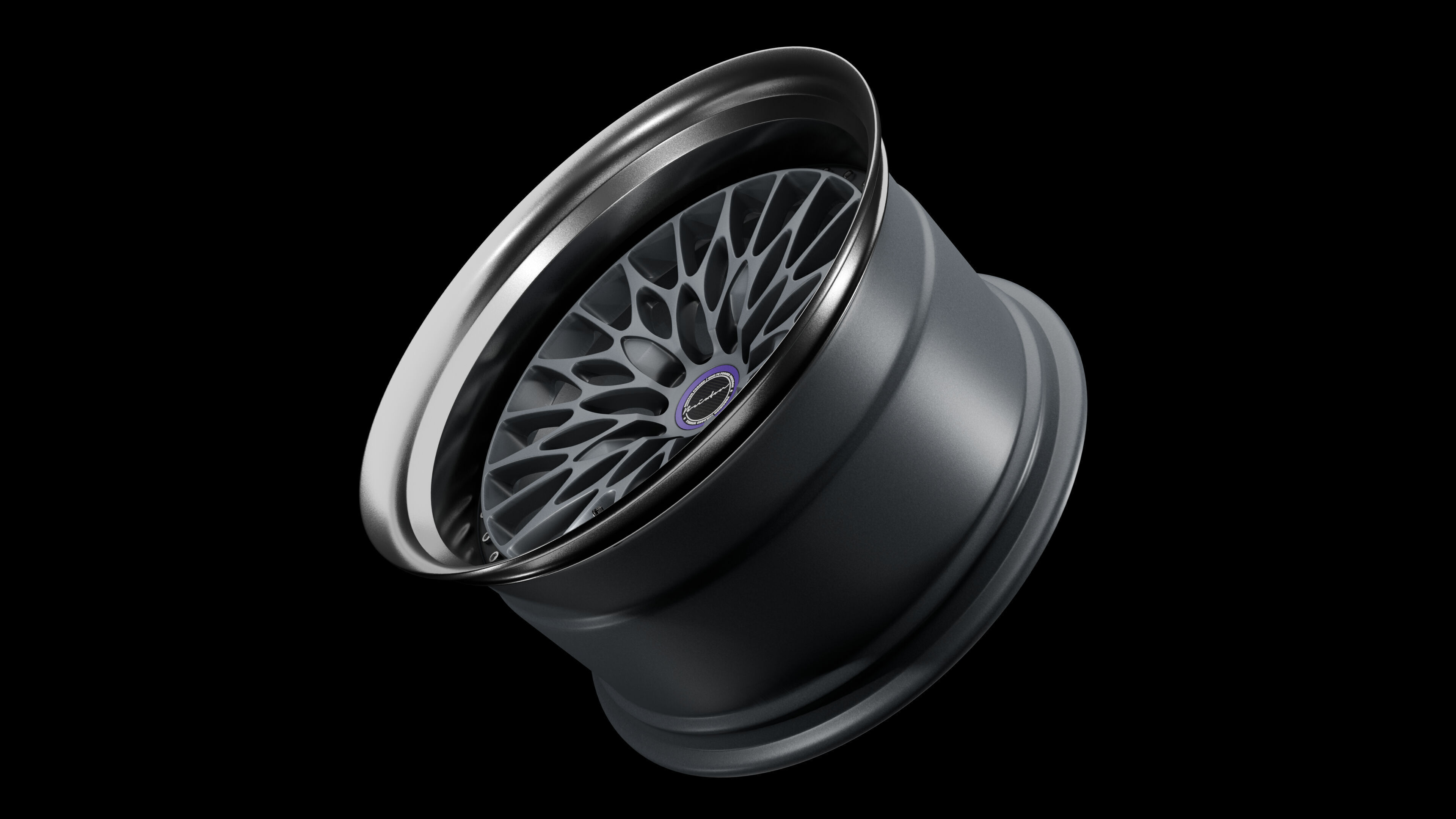 Brixton Forged HS1 Circuit 3pc Low-poly 3D model_1