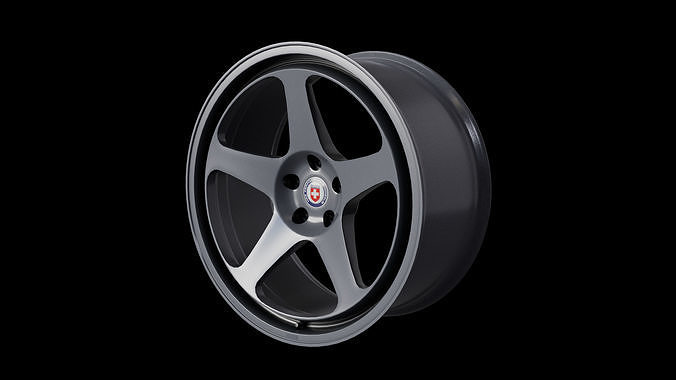 HRE 305 GT Low-poly 3D model