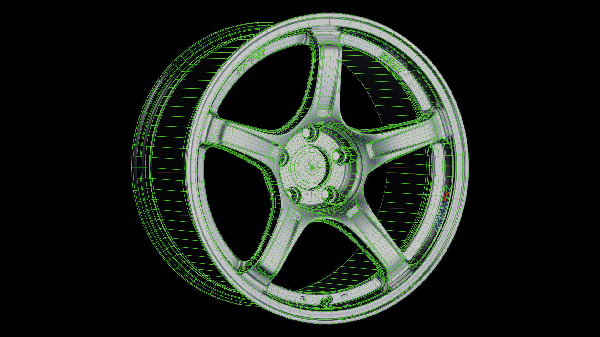 SSR GTX03 Low-poly 3D model_3