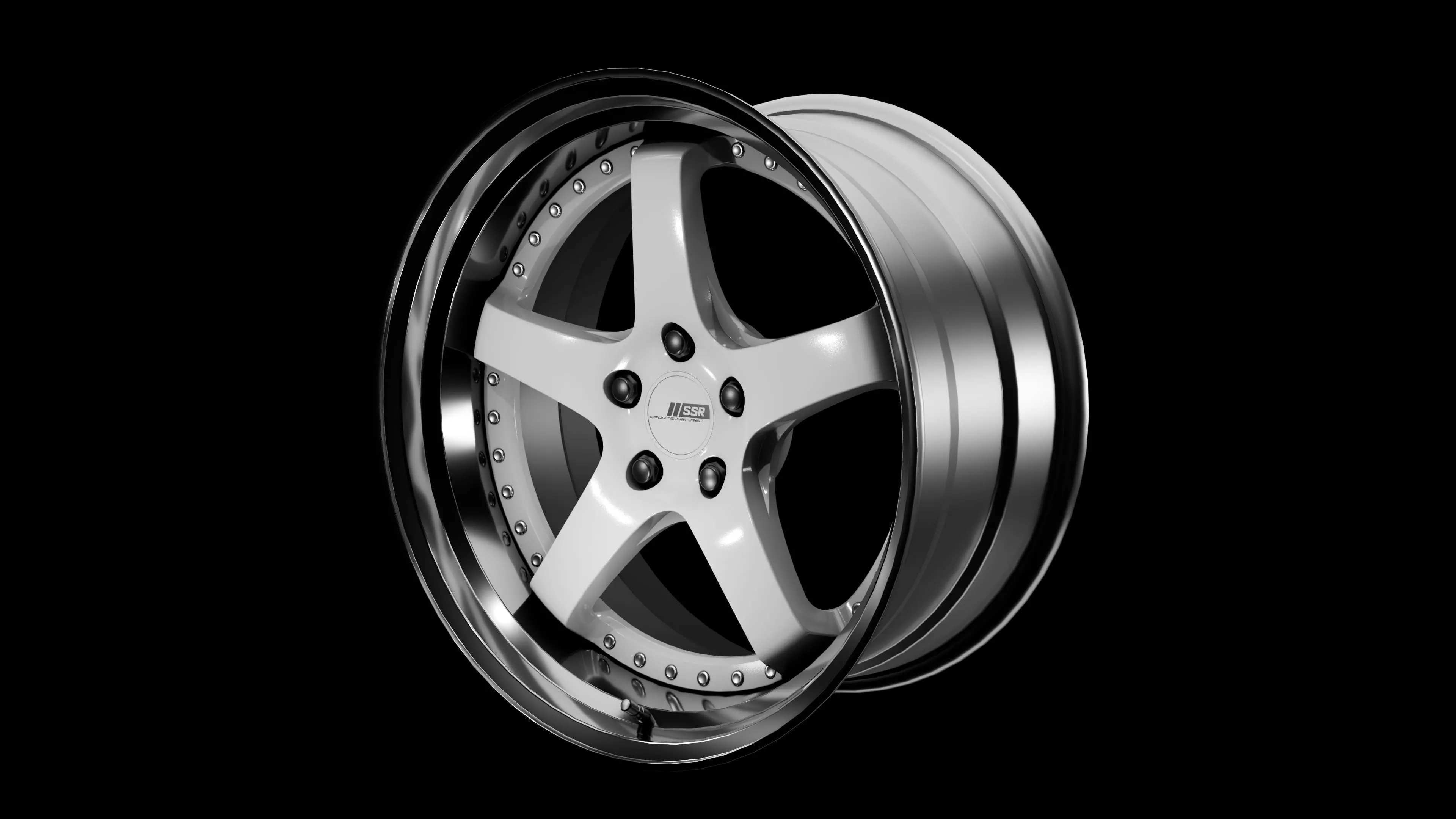 SSR Professor SP4 Low-poly 3D model_0