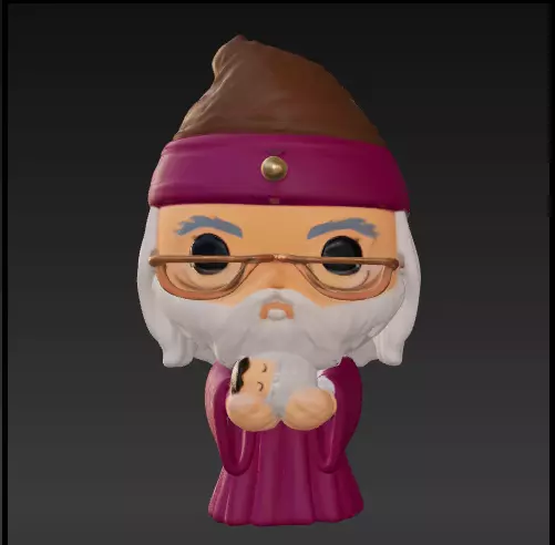 Dumbledore funko pop Free 3D print model