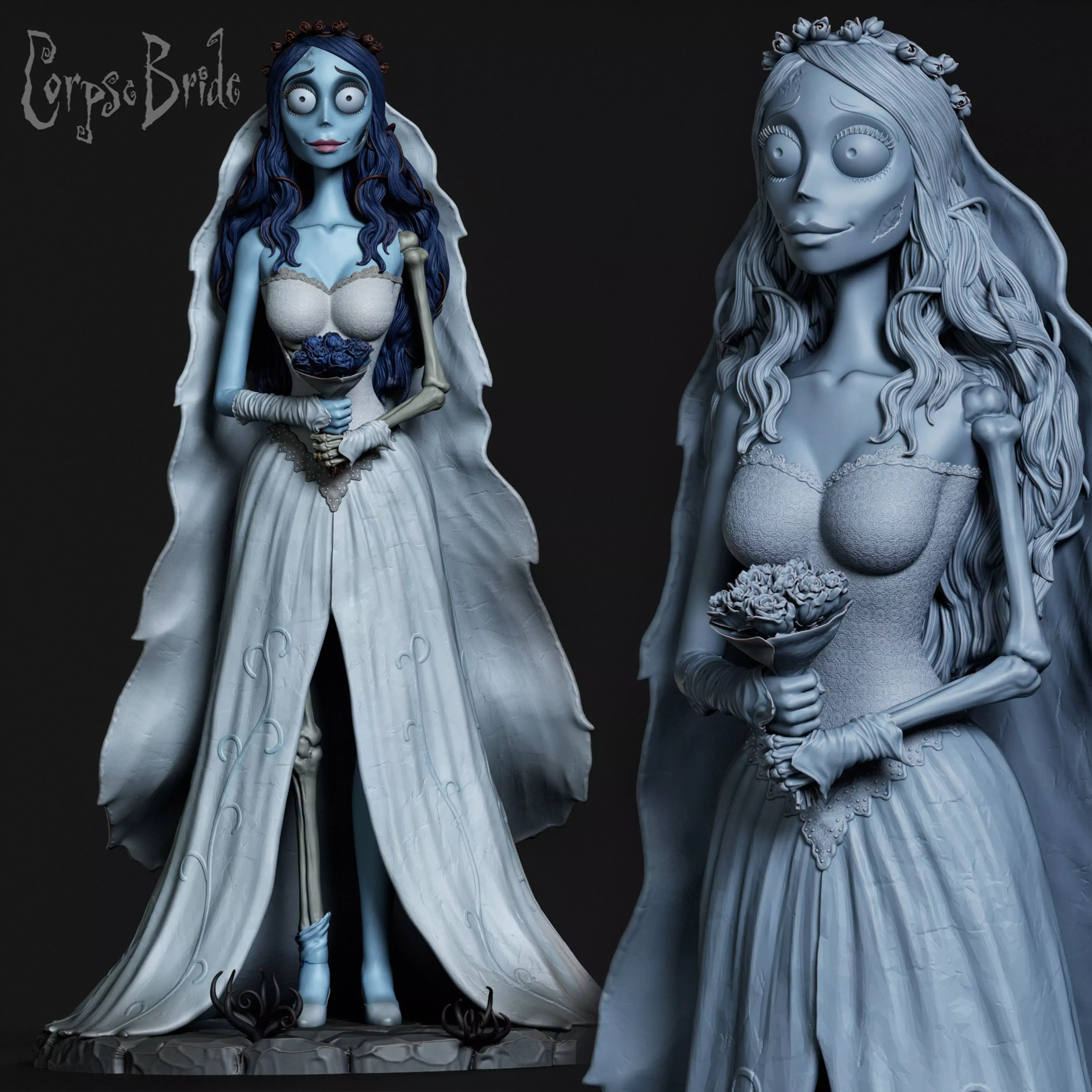 Corpse Bride  - A Noiva Cadaver 3D model_0