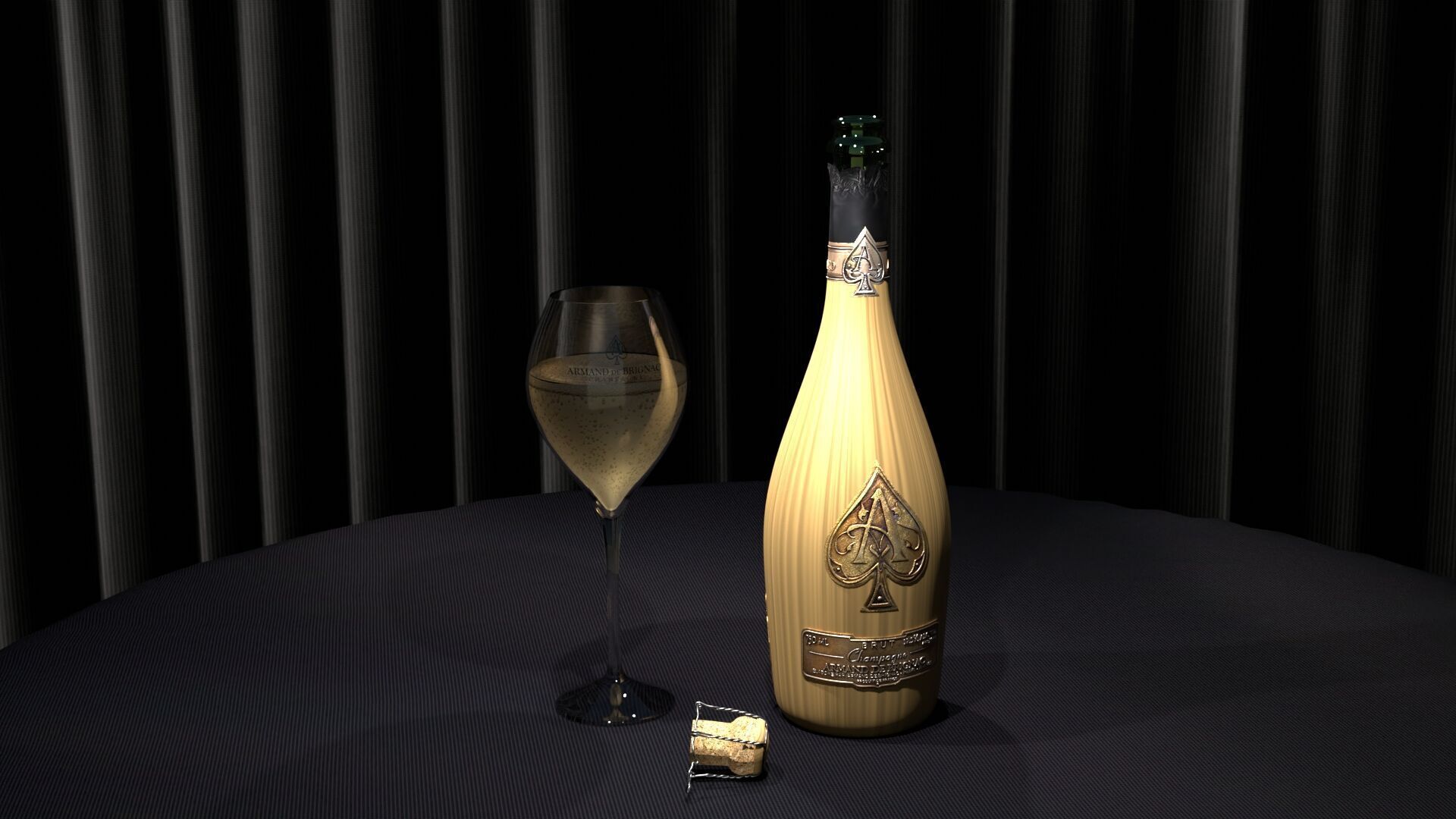 Armand De Brignac Ace of Spades 3D model_13