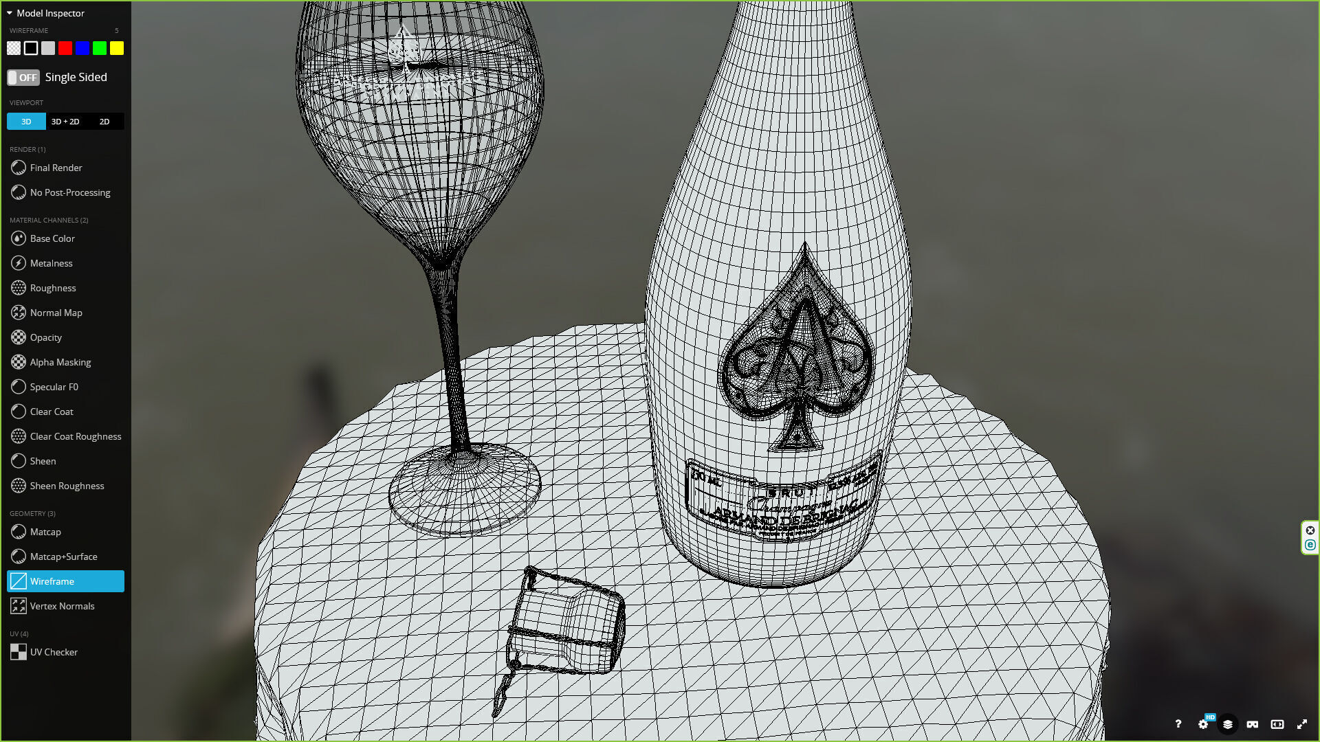 Armand De Brignac Ace of Spades 3D model_9