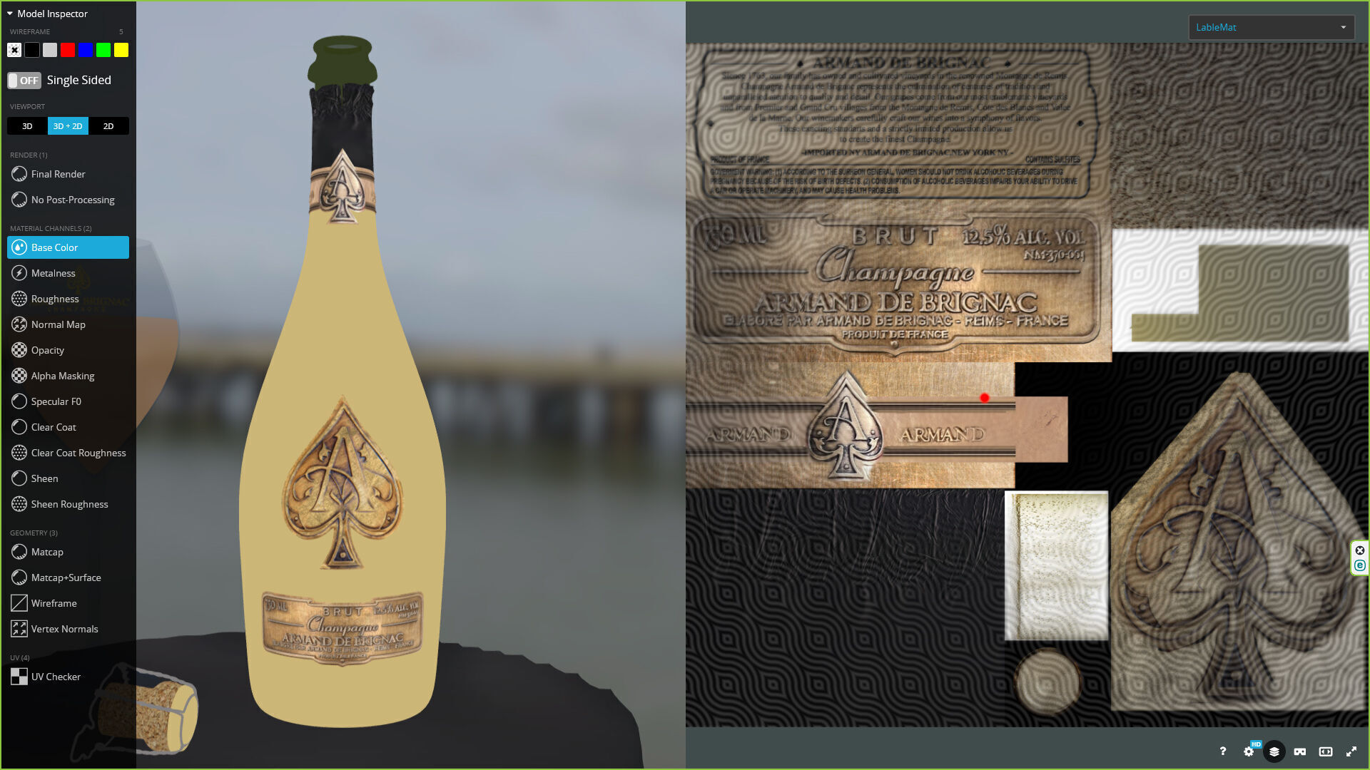 Armand De Brignac Ace of Spades 3D model_11