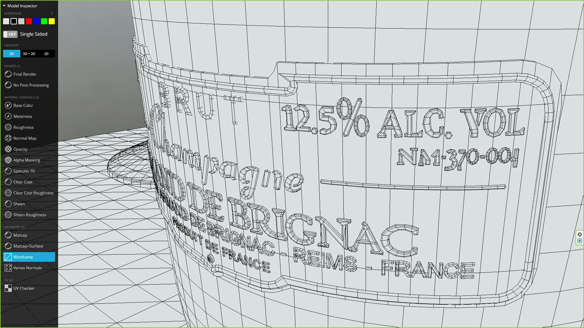 Armand De Brignac Ace of Spades 3D model_8