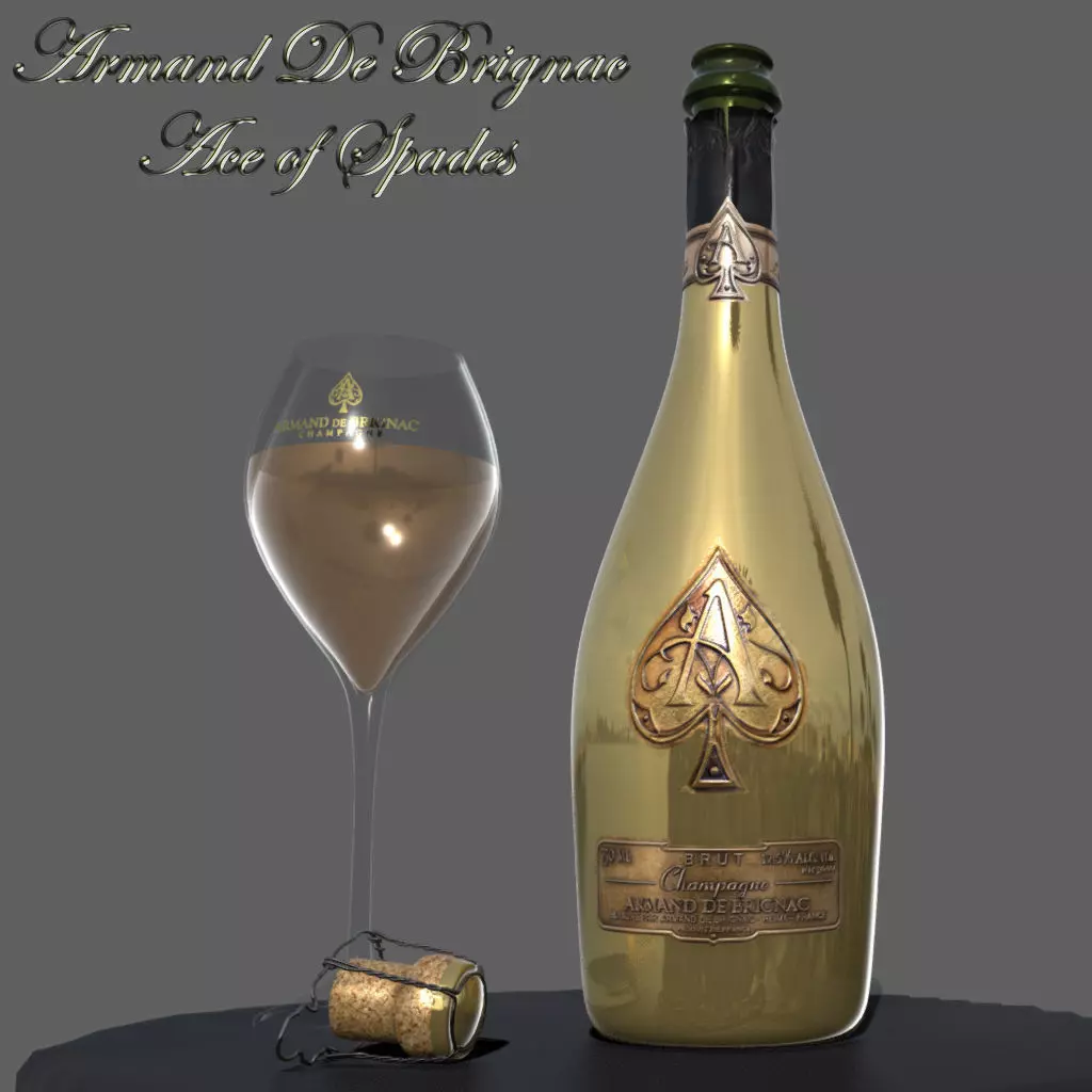 Armand De Brignac Ace of Spades 3D model_0