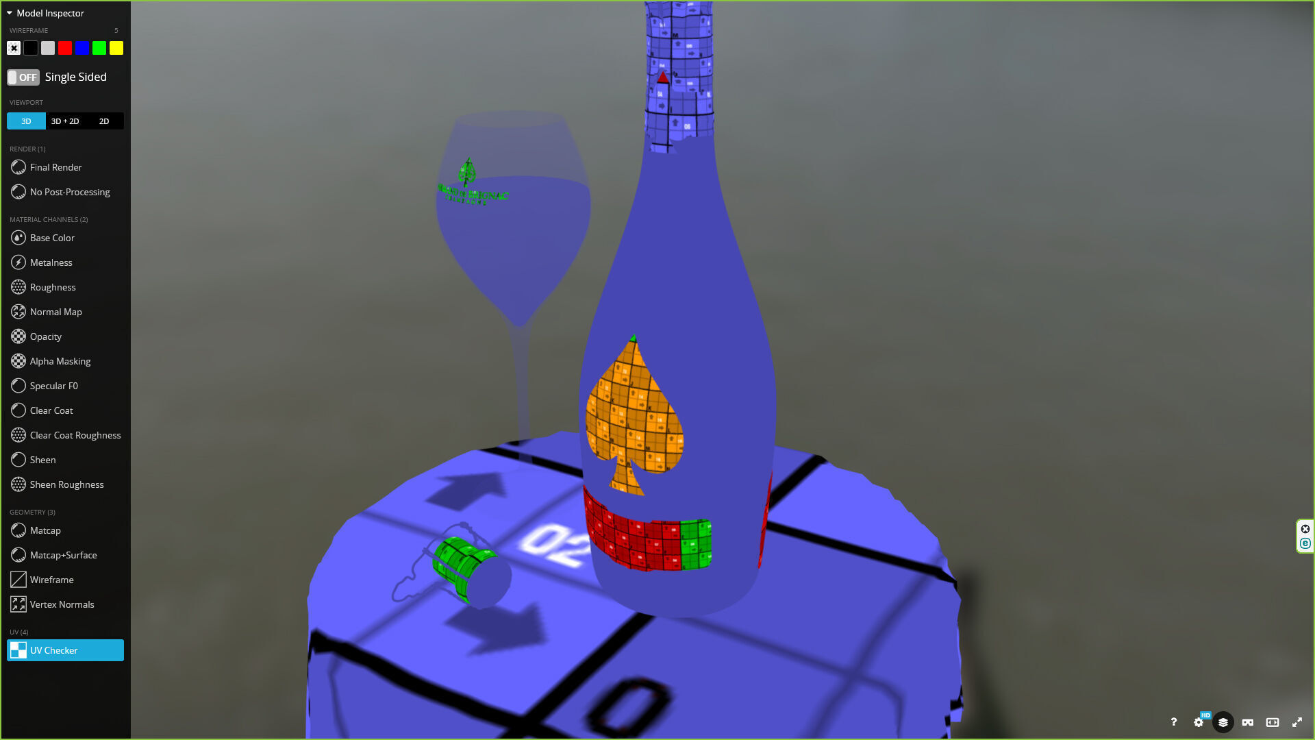 Armand De Brignac Ace of Spades 3D model_7