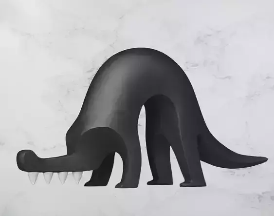 Crocodile Creature Sculpture Figure Fan Art Toy 