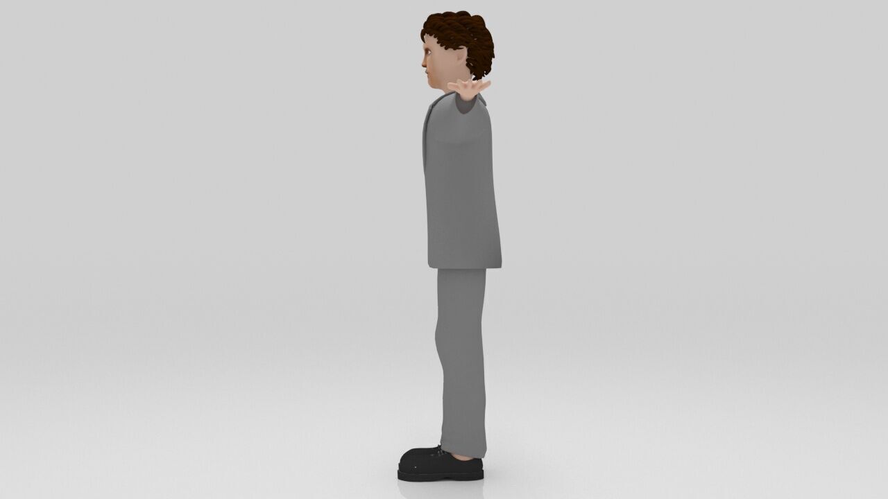 Character Alexsander the great  rigged lowpolys  Low-poly 3D model_1