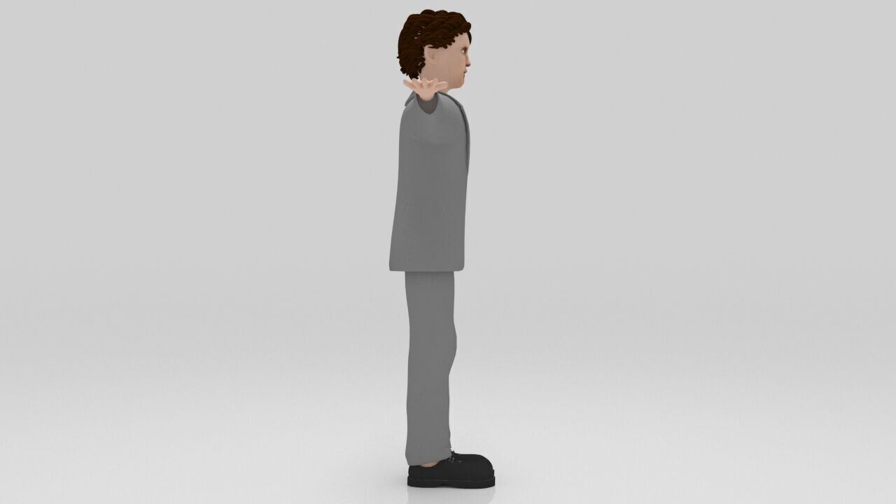 Character Alexsander the great  rigged lowpolys  Low-poly 3D model_3