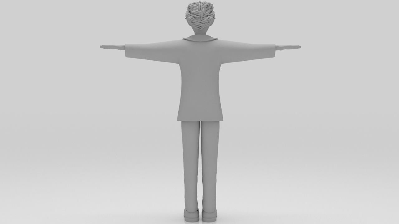 Character Alexsander the great  rigged lowpolys  Low-poly 3D model_6