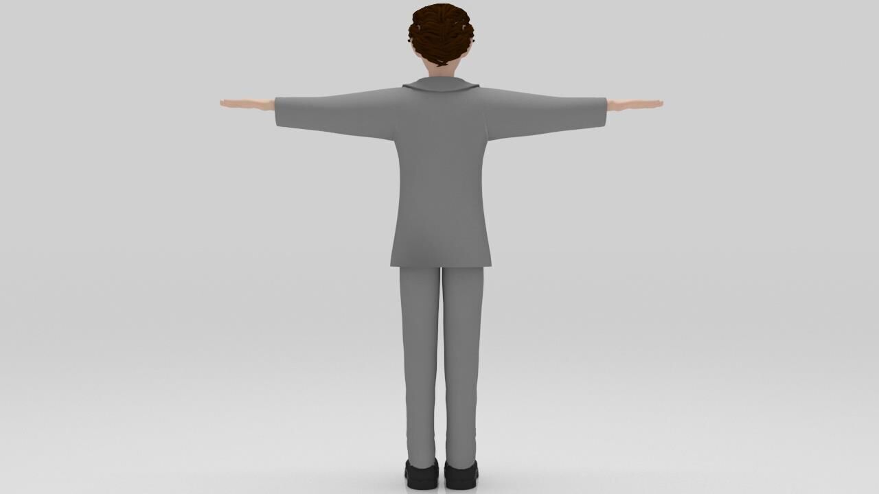 Character Alexsander the great  rigged lowpolys  Low-poly 3D model_2