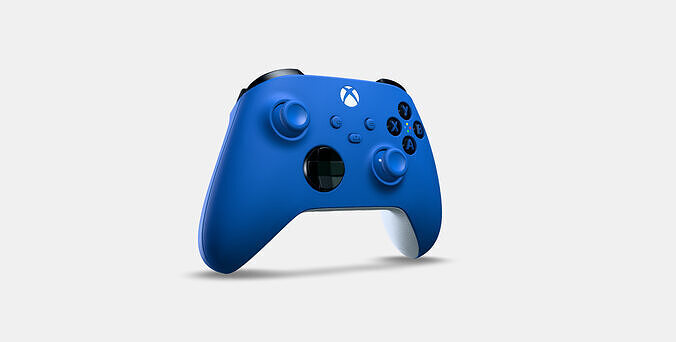 Xbox Wireless Controller ShockBlue 3D model