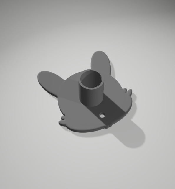 Bunny Spool the cute sewing bobbin 3D print model_3