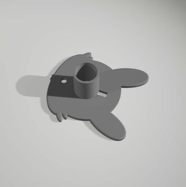 Bunny Spool the cute sewing bobbin 3D print model_2