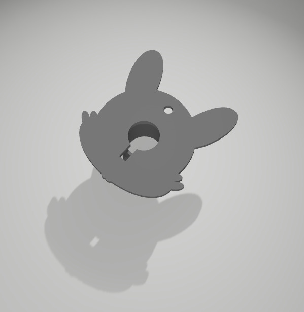 Bunny Spool the cute sewing bobbin 3D print model_1