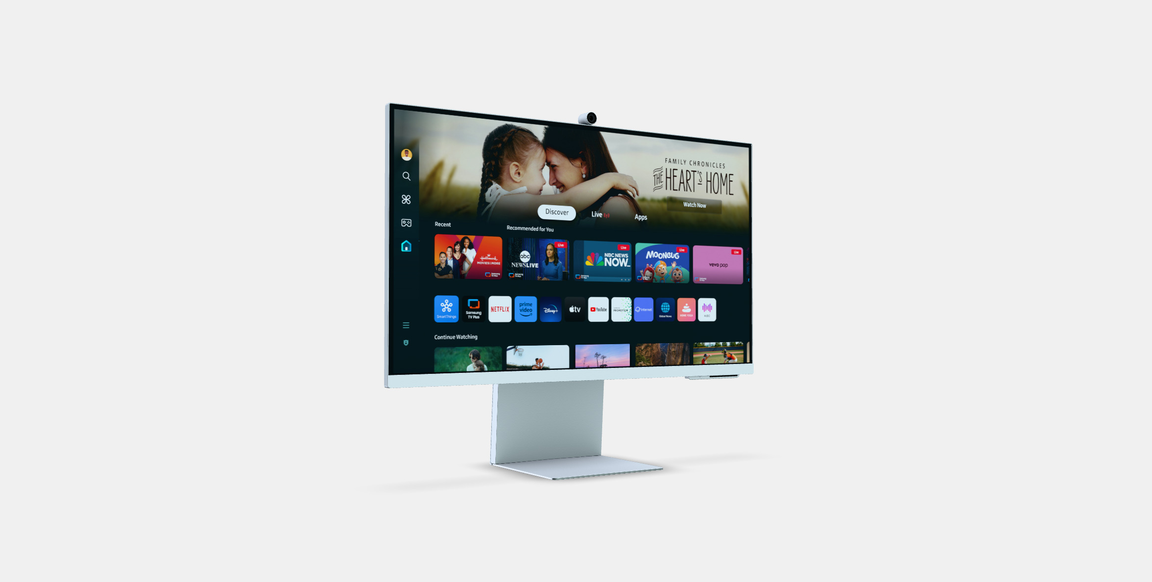 32 Smart Monitor M80D UHD USB-C with Speakers  Remote Warm Whit 3D model_2