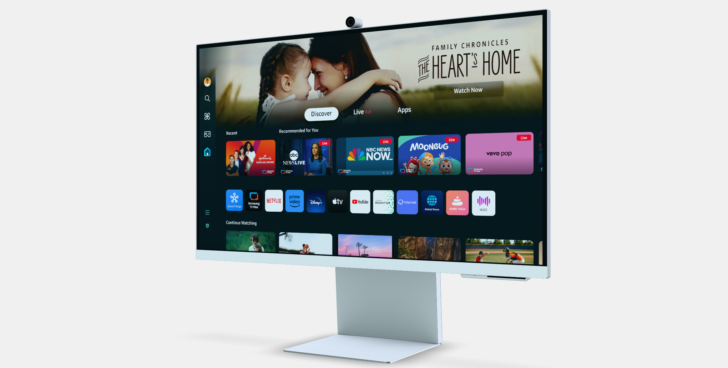 32 Smart Monitor M80D UHD USB-C with Speakers  Remote Warm Whit 3D model_14