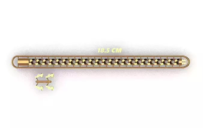 7 MM CUBAN LINK CHAIN FOR BRACELET OR NECKLACE 3D print model