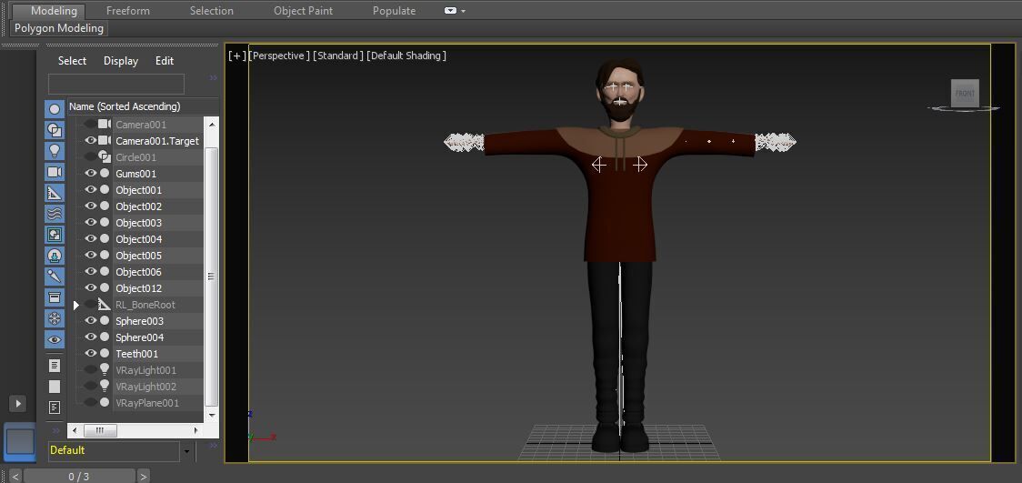 Character Marco Polo rigged lowpolys  Low-poly 3D model_12