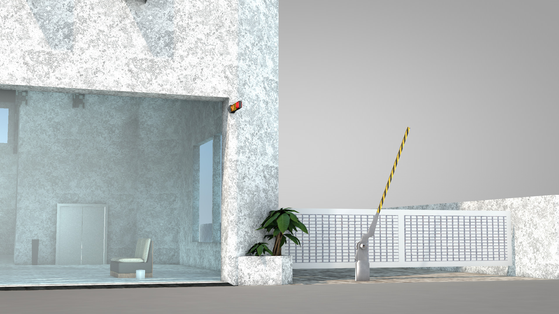 Apartment Building Floors 14 3D model_6