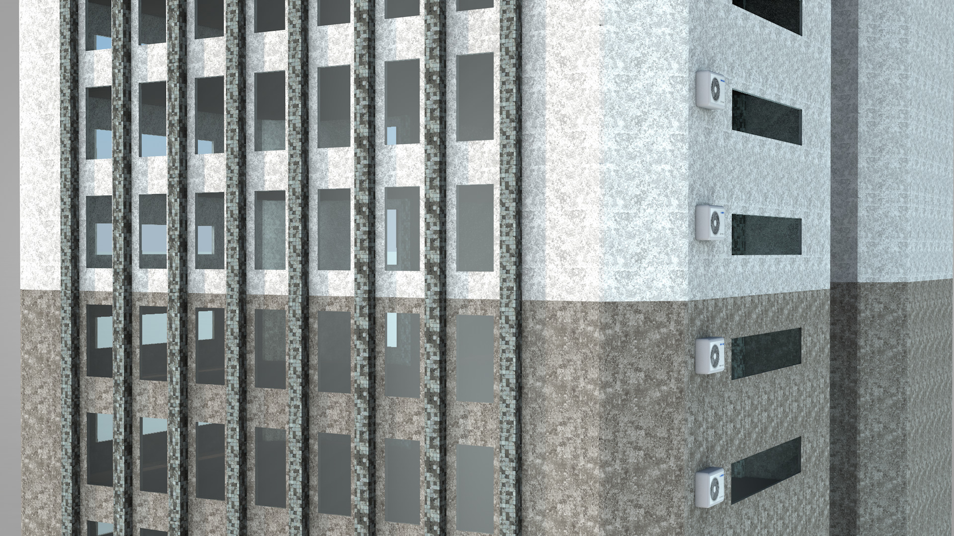 Apartment Building Floors 14 3D model_9