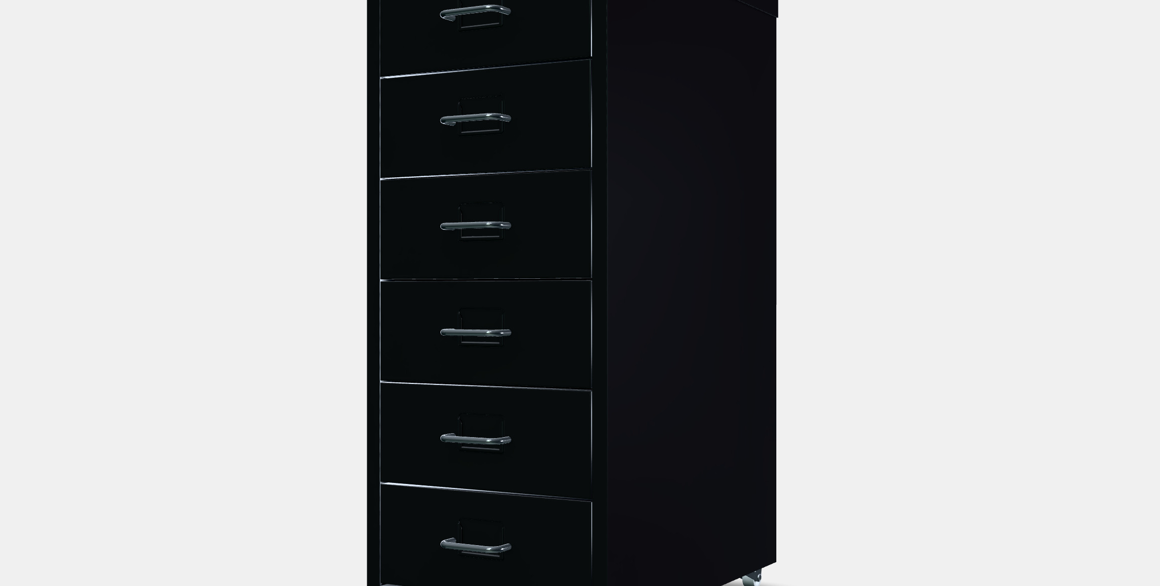 HELMER Drawer unit on castors 3 1 3D model_13