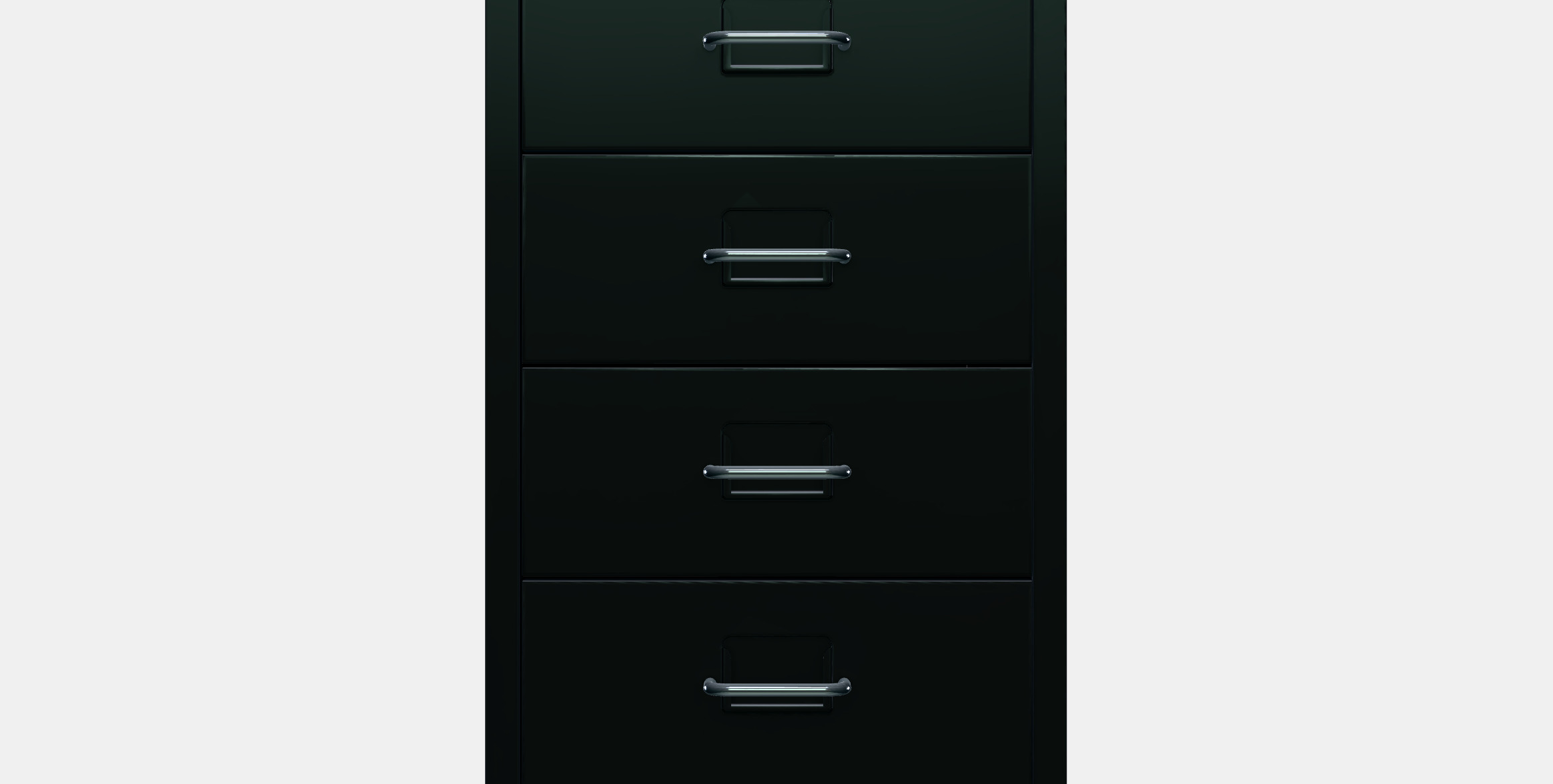 HELMER Drawer unit on castors 3 1 3D model_11