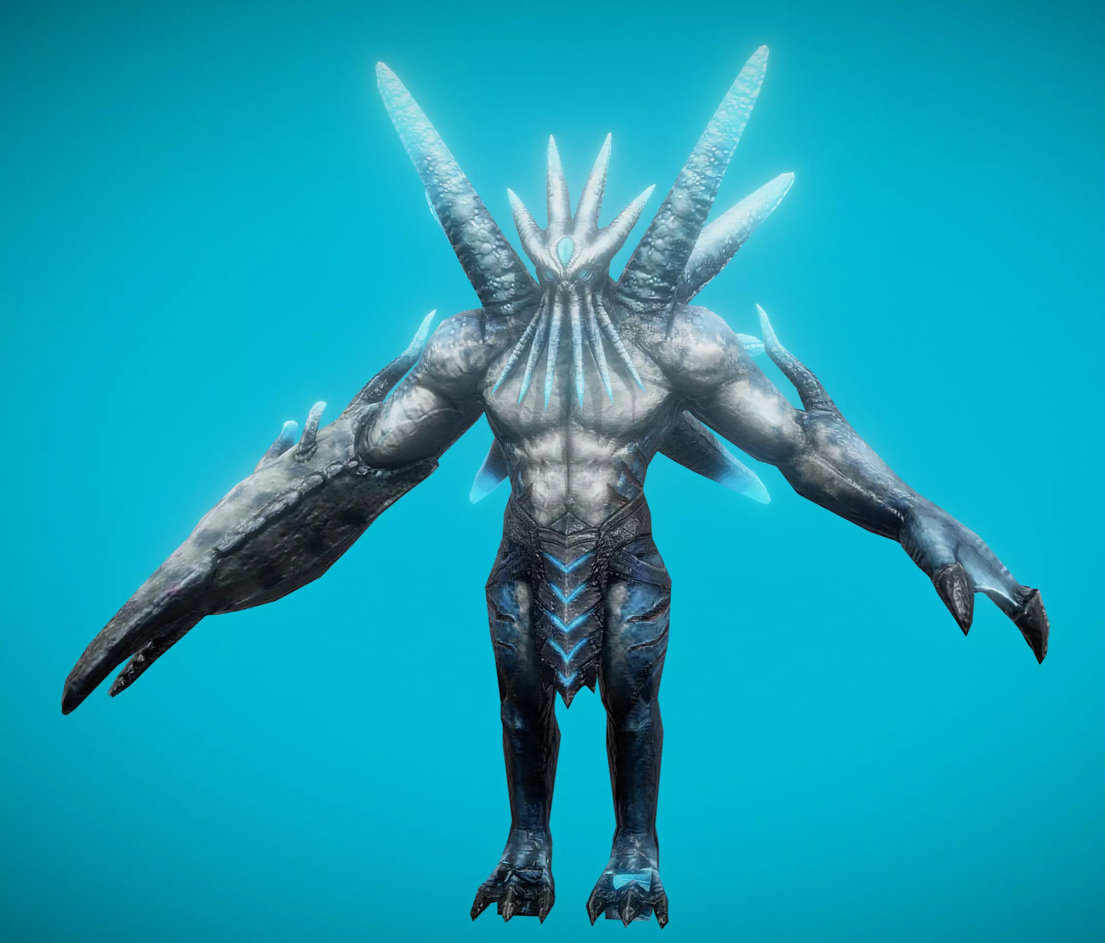 Cetus Low-poly 3D model_0