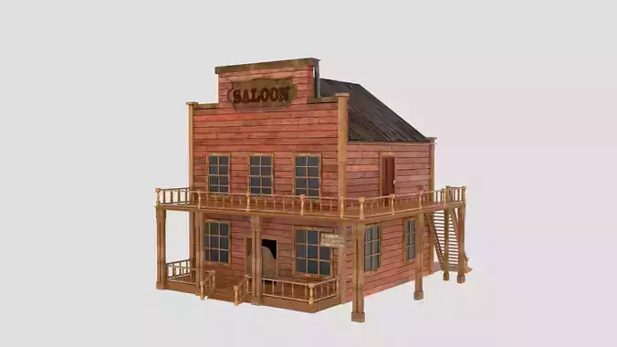 Western Saloon 3D model